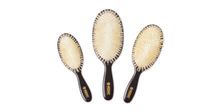 แปรงหวีผม KENT รุ่น CLASSIC SHINE ขนาดใหญ่ ขนหมูป่าแท้สีขาว ขนนุ่ม นำเข้าจากอังกฤษ_10